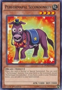 Image for Performapal Secondonkey (Dimension of Chaos) (DOCS-EN001) - YuGiOh