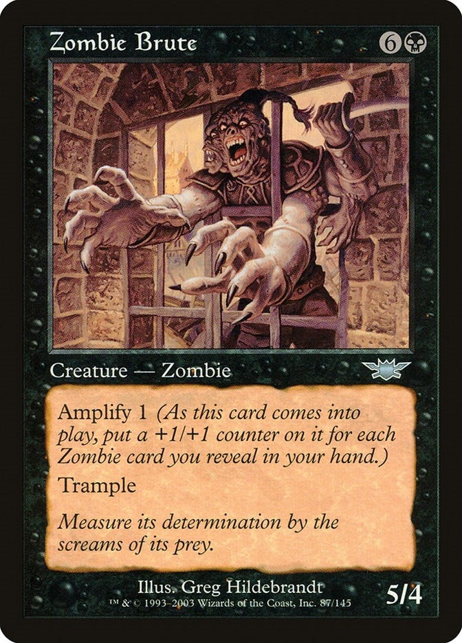 Image for Zombie Brute (Legions) (87) - Magic: The Gathering