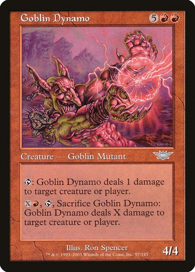 Image for Goblin Dynamo (Legions) (97) - Magic: The Gathering