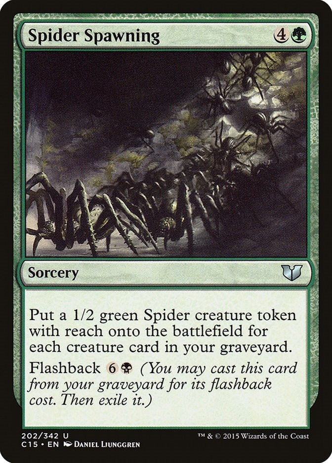Image for Spider Spawning (Commander 2015) (202) - Magic: The Gathering