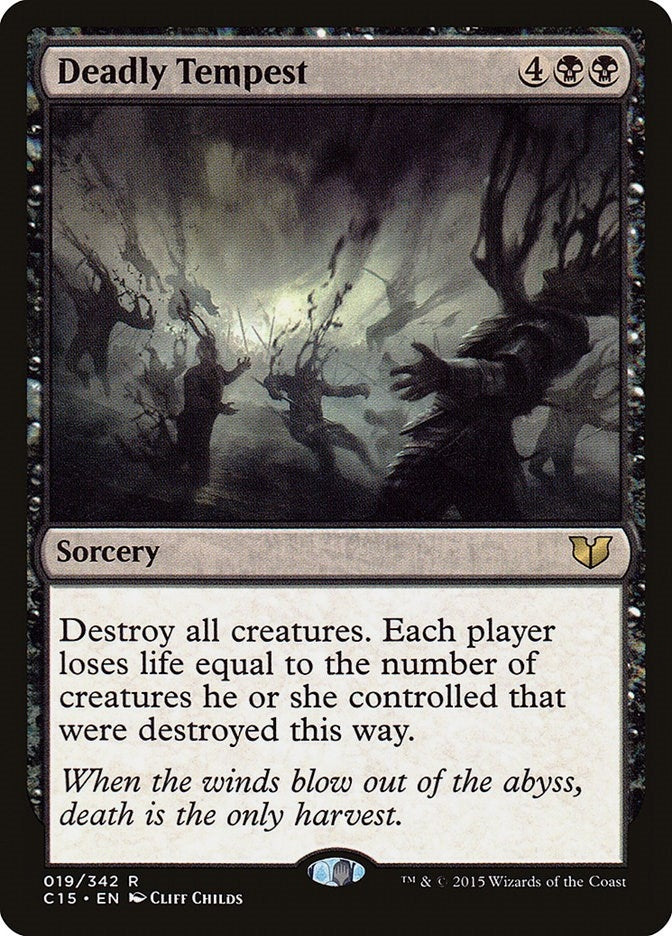 Image for Deadly Tempest (Commander 2015) (19) - Magic: The Gathering