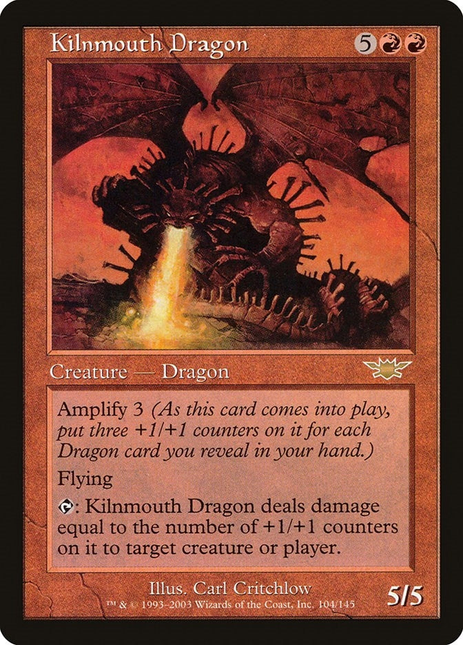 Image for Kilnmouth Dragon (Legions) (104) - Magic: The Gathering