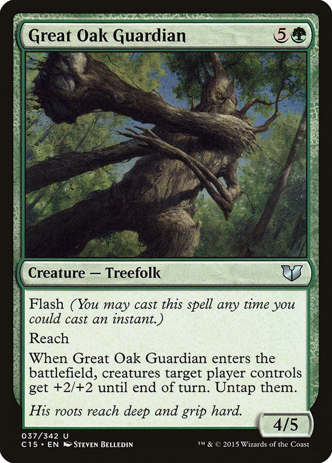 Image for Great Oak Guardian (Commander 2015) (37) - Magic: The Gathering