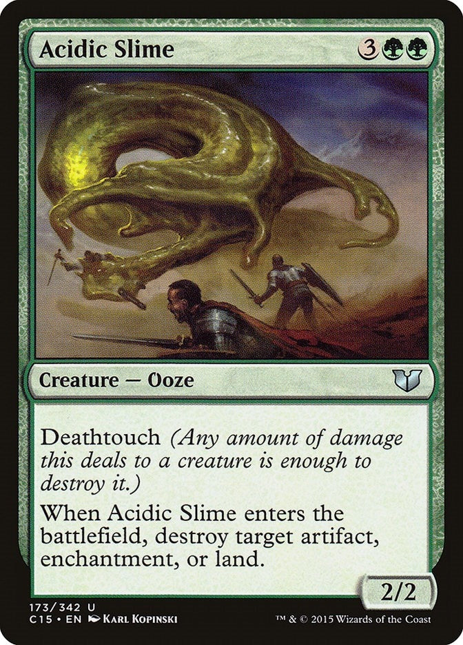 Image for Acidic Slime (Commander 2015) (173) - Magic: The Gathering