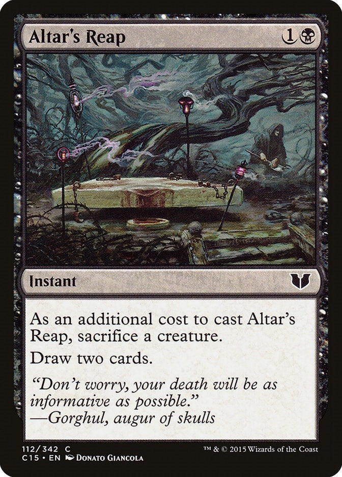Image for Altar's Reap (Commander 2015) (112) - Magic: The Gathering