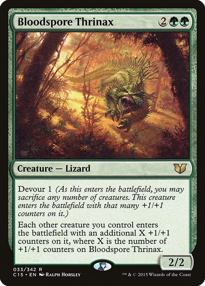 Image for Bloodspore Thrinax (Commander 2015) (33) - Magic: The Gathering