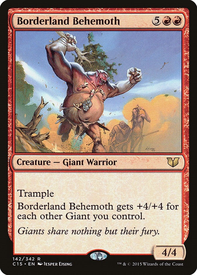Image for Borderland Behemoth (Commander 2015) (142) - Magic: The Gathering