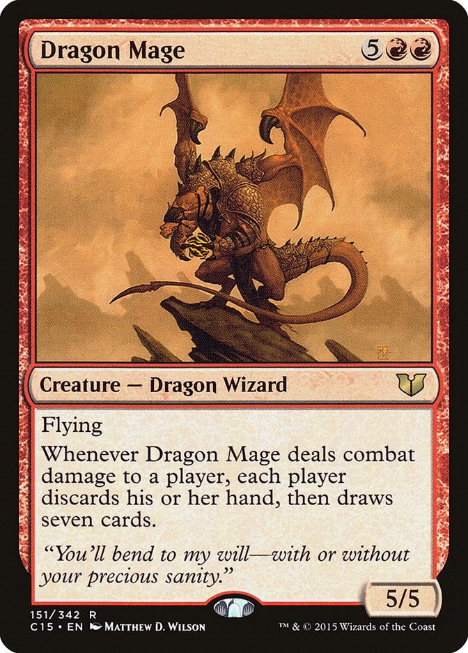 Image for Dragon Mage (Commander 2015) (151) - Magic: The Gathering