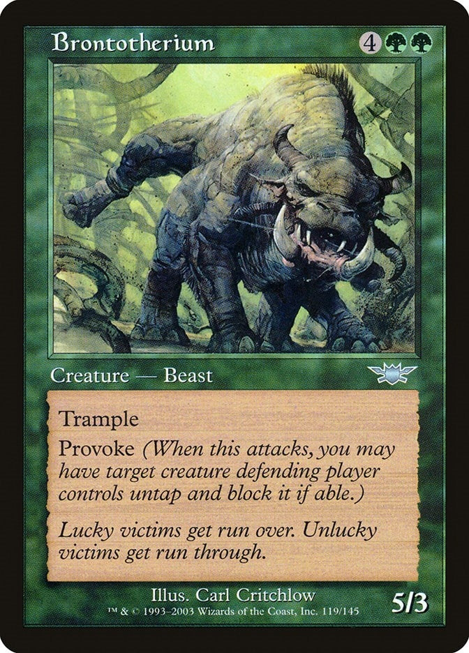 Image for Brontotherium (Legions) (119) - Magic: The Gathering