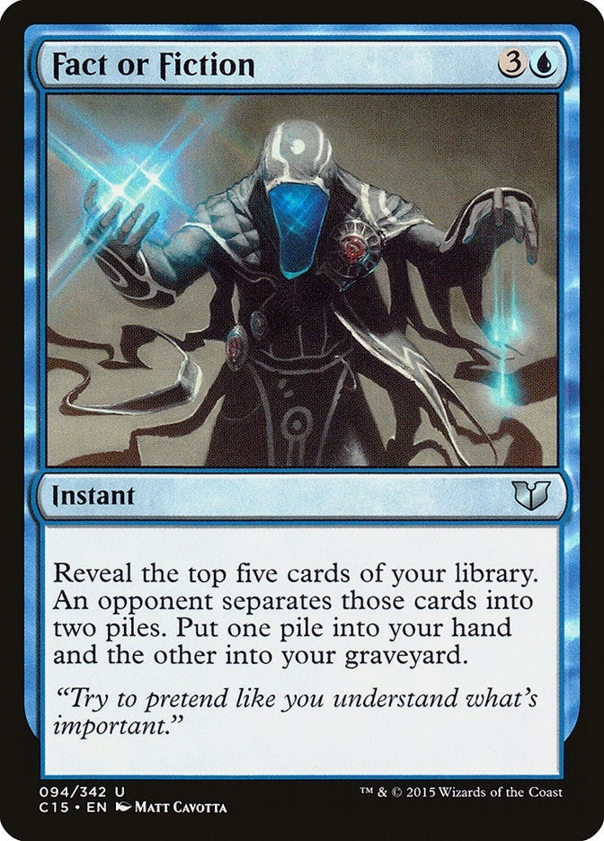 Image for Fact or Fiction (Commander 2015) (94) - Magic: The Gathering