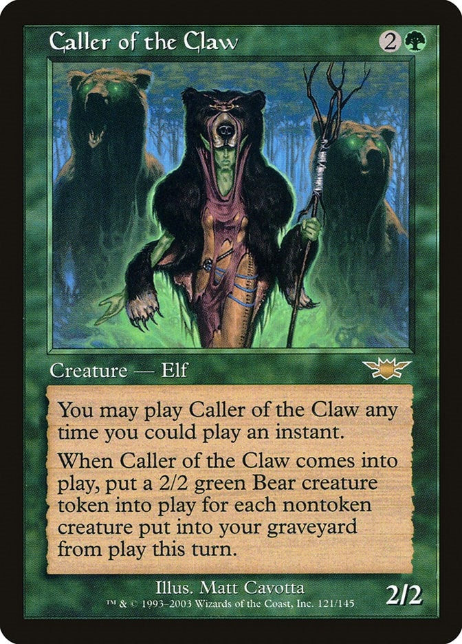 Image for Caller of the Claw (Legions) (121) - Magic: The Gathering
