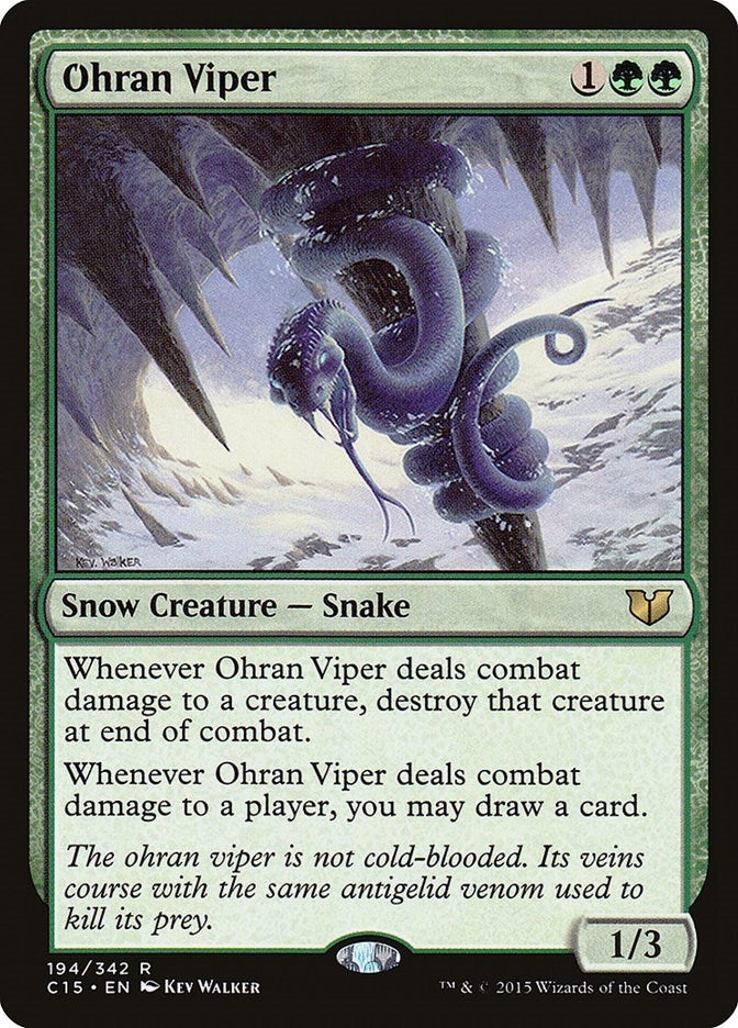 Image for Ohran Viper (Commander 2015) (194) - Magic: The Gathering