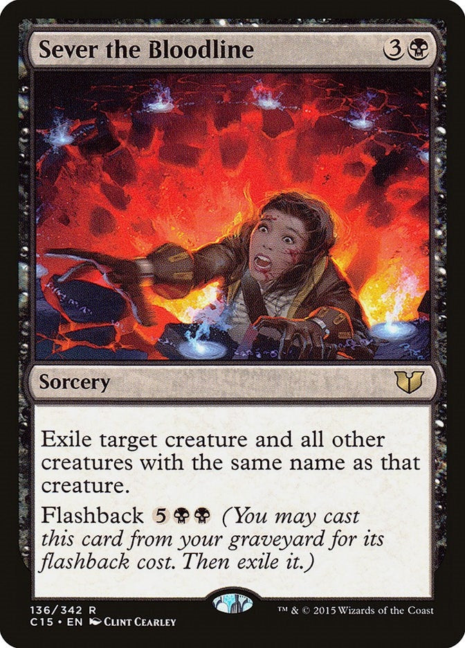 Image for Sever the Bloodline (Commander 2015) (136) - Magic: The Gathering