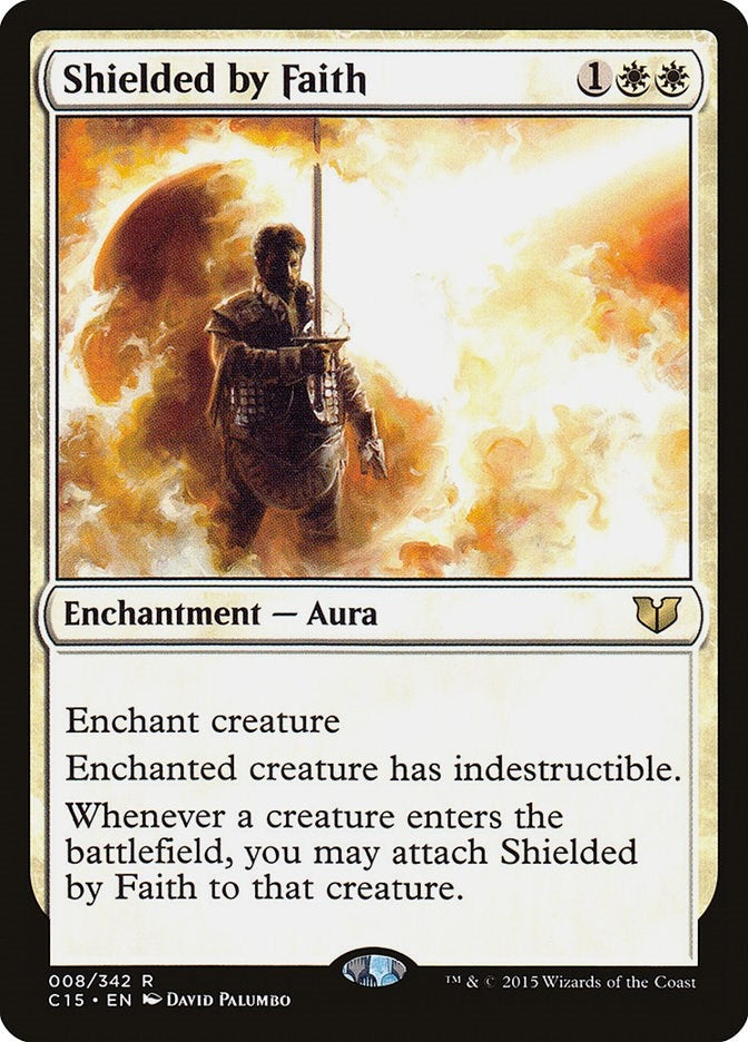 Image for Shielded by Faith (Commander 2015) (8) - Magic: The Gathering