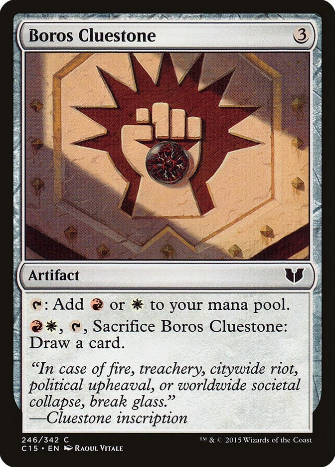 Image for Boros Cluestone (Commander 2015) (246) - Magic: The Gathering