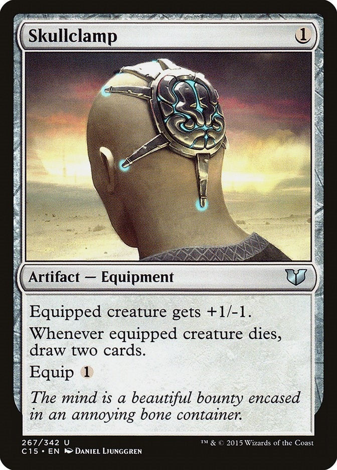 Image for Skullclamp (Commander 2015) (267) - Magic: The Gathering
