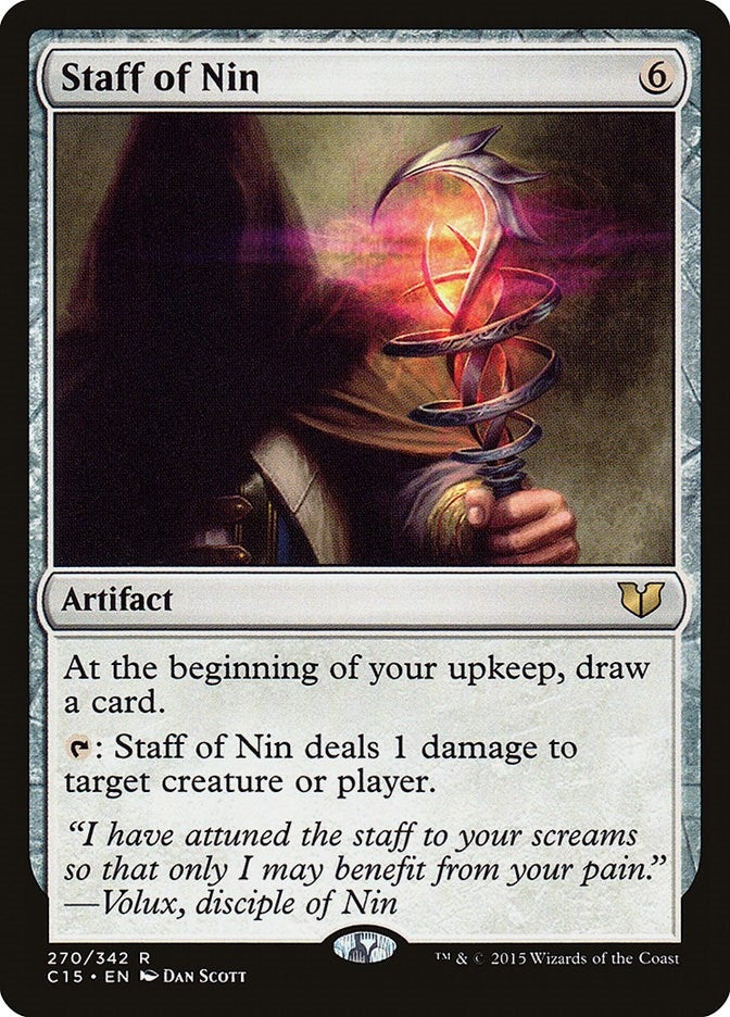 Image for Staff of Nin (Commander 2015) (270) - Magic: The Gathering