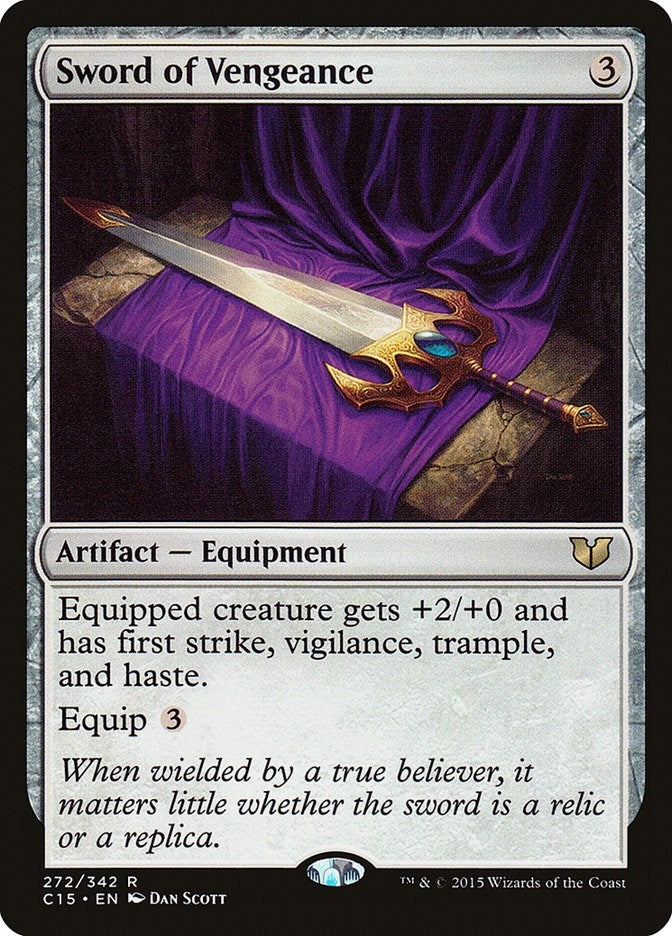 Image for Sword of Vengeance (Commander 2015) (272) - Magic: The Gathering