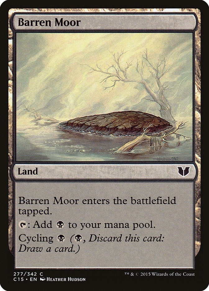 Image for Barren Moor (Commander 2015) (277) - Magic: The Gathering