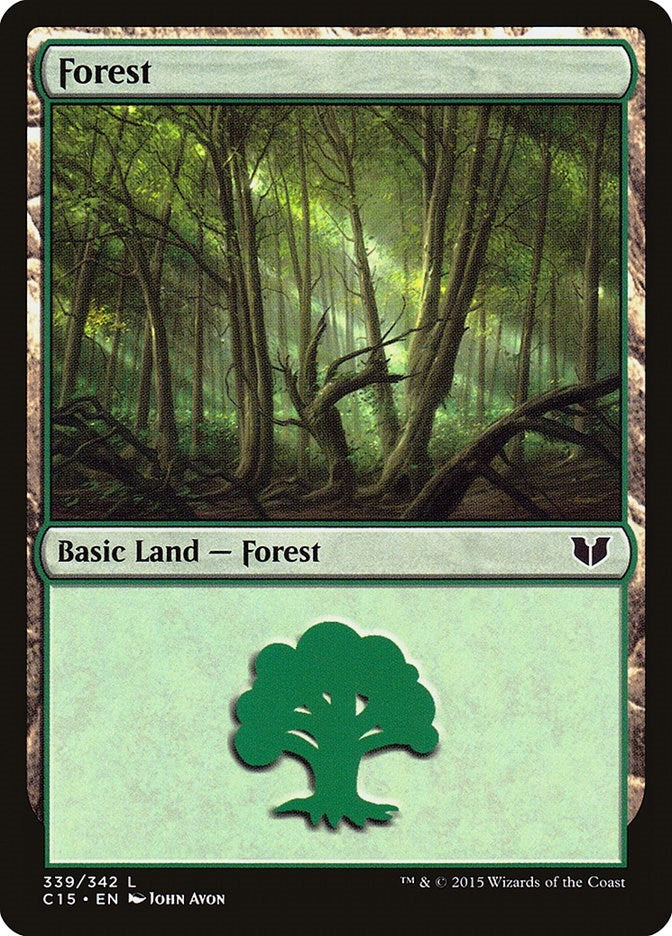 Image for Forest (339) (Commander 2015) (339) - Magic: The Gathering