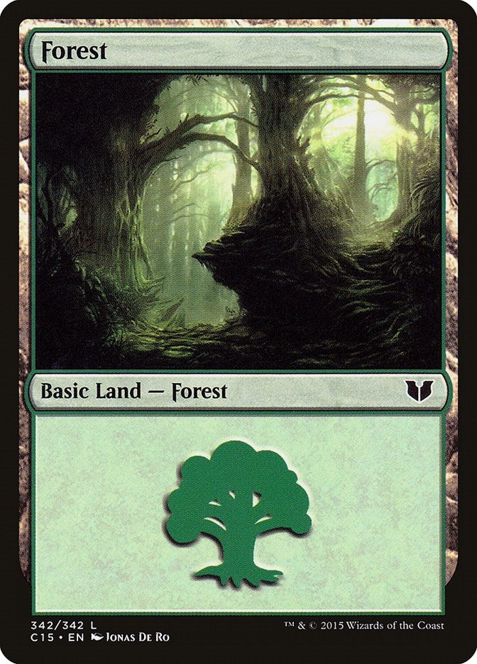 Image for Forest (342) (Commander 2015) (342) - Magic: The Gathering
