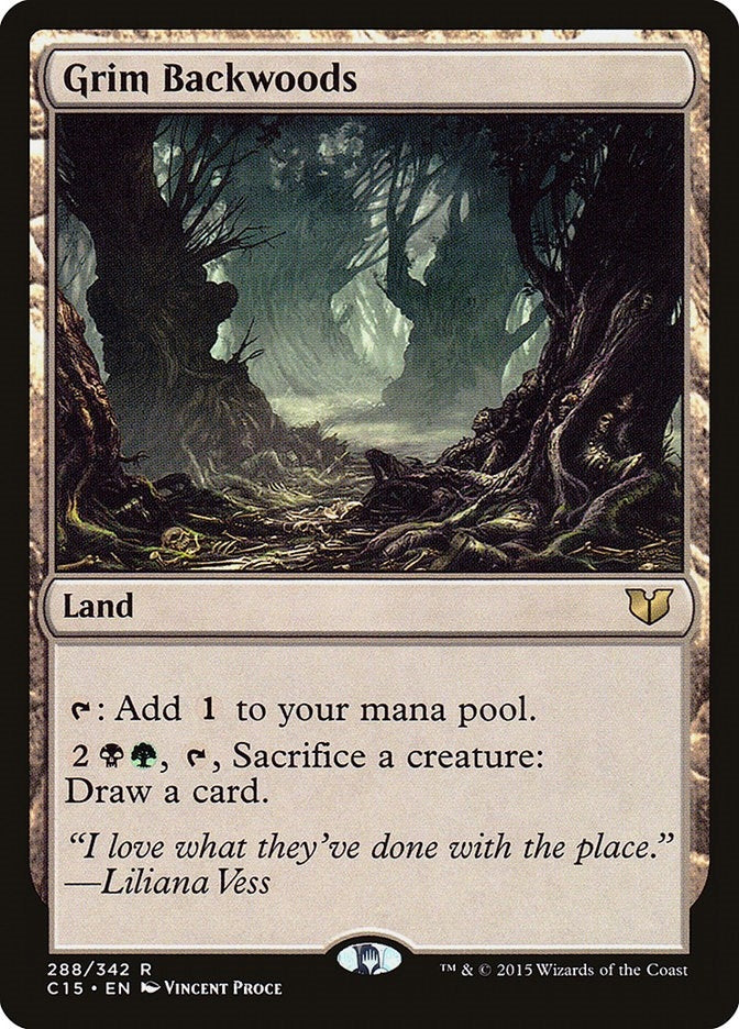 Image for Grim Backwoods (Commander 2015) (288) - Magic: The Gathering