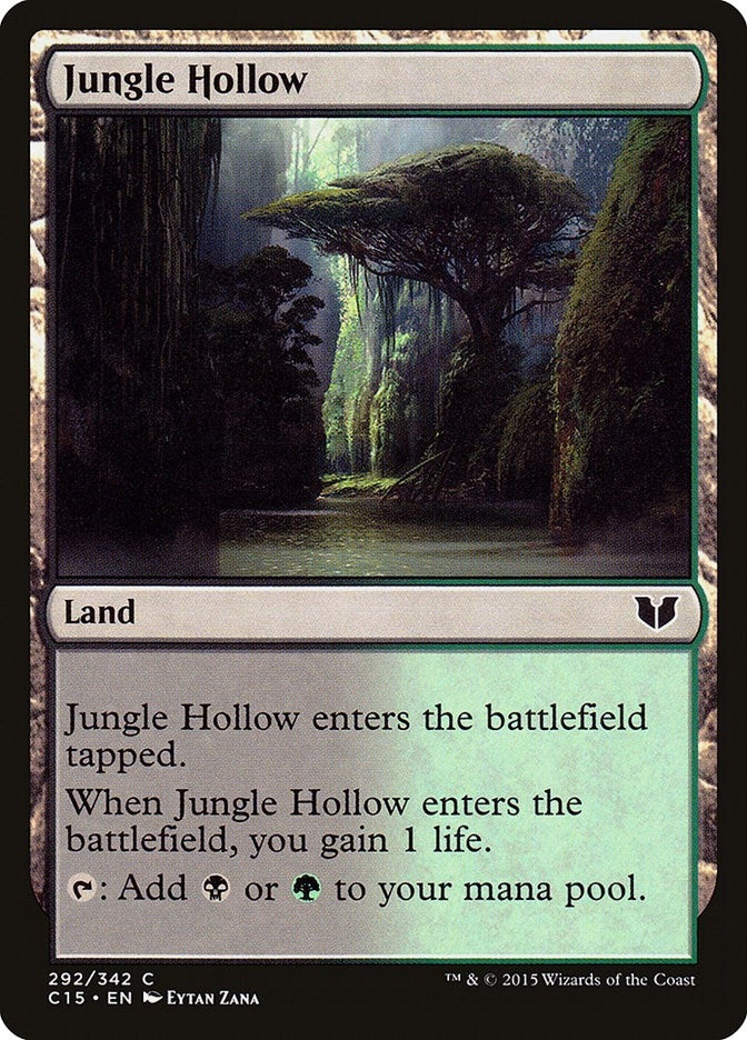 Image for Jungle Hollow (Commander 2015) (292) - Magic: The Gathering