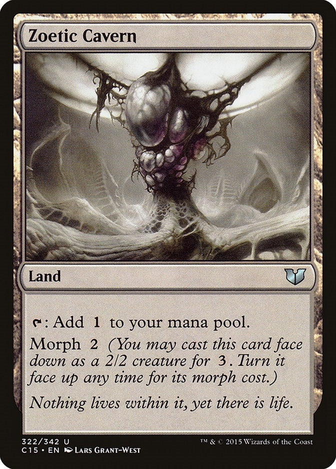 Image for Zoetic Cavern (Commander 2015) (322) - Magic: The Gathering