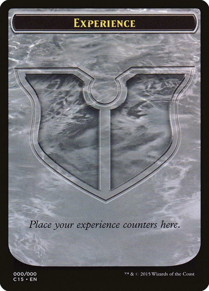 Image for Experience Double-Sided Token (Commander 2015) - Magic: The Gathering