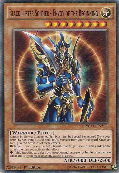 Image for Black Luster Soldier - Envoy of the Beginning (King of Games: Yugi's Legendary Decks) (YGLD-ENA02) - YuGiOh