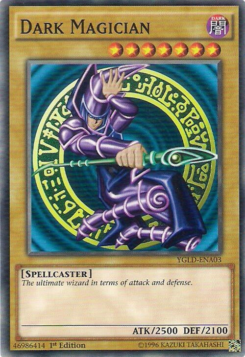 Image for Dark Magician (A) (King of Games: Yugi's Legendary Decks) (YGLD-ENA03) - YuGiOh
