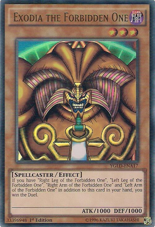 Image for Exodia the Forbidden One (King of Games: Yugi's Legendary Decks) (YGLD-ENA17) - YuGiOh