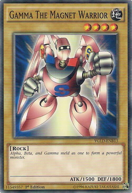 Image for Gamma The Magnet Warrior (King of Games: Yugi's Legendary Decks) (YGLD-ENB13) - YuGiOh