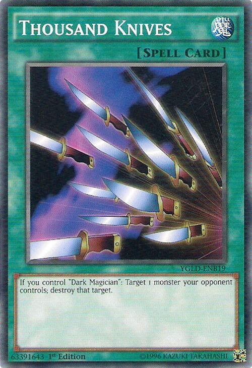 Image for Thousand Knives (King of Games: Yugi's Legendary Decks) (YGLD-ENB19) - YuGiOh
