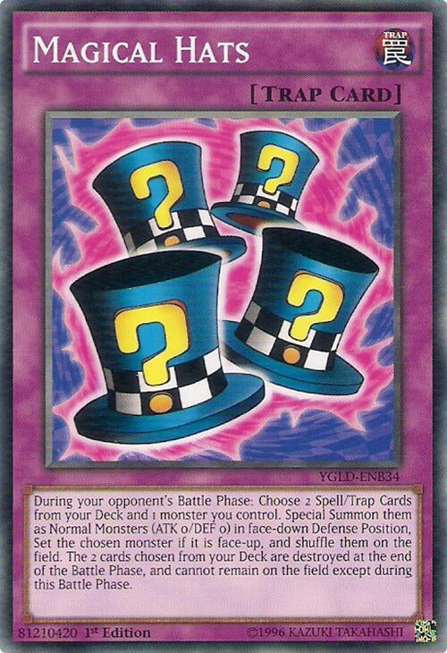 Image for Magical Hats (B) (King of Games: Yugi's Legendary Decks) (YGLD-ENB34) - YuGiOh