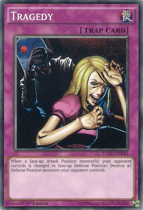 Image for Tragedy (King of Games: Yugi's Legendary Decks) (YGLD-ENB40) - YuGiOh