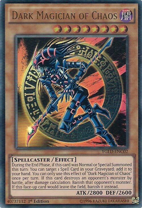 Image for Dark Magician of Chaos (King of Games: Yugi's Legendary Decks) (YGLD-ENC02) - YuGiOh