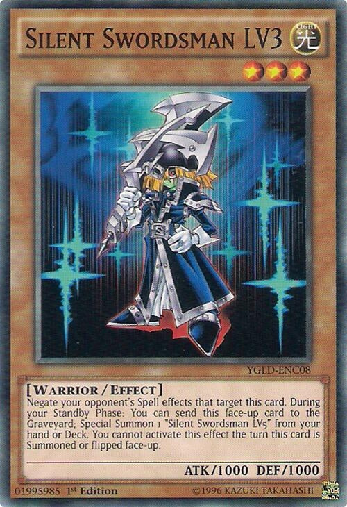 Image for Silent Swordsman LV3 (King of Games: Yugi's Legendary Decks) (YGLD-ENC08) - YuGiOh