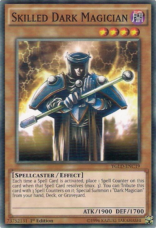 Image for Skilled Dark Magician (King of Games: Yugi's Legendary Decks) (YGLD-ENC19) - YuGiOh