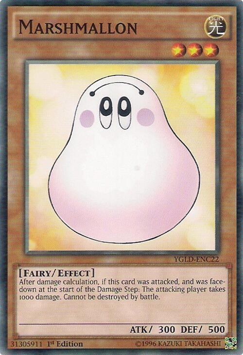 Image for Marshmallon (King of Games: Yugi's Legendary Decks) (YGLD-ENC22) - YuGiOh