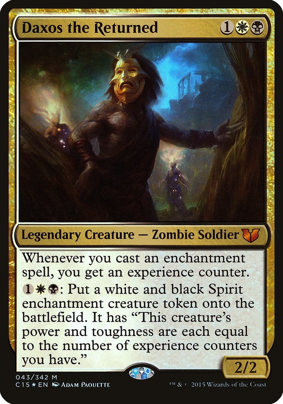 Image for Daxos the Returned (Commander 2015) (Oversize Cards) (43) - Magic: The Gathering