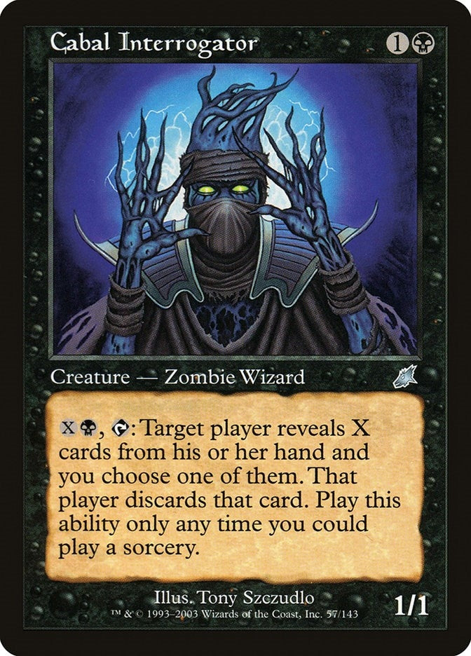 Image for Cabal Interrogator (Scourge) (57) - Magic: The Gathering