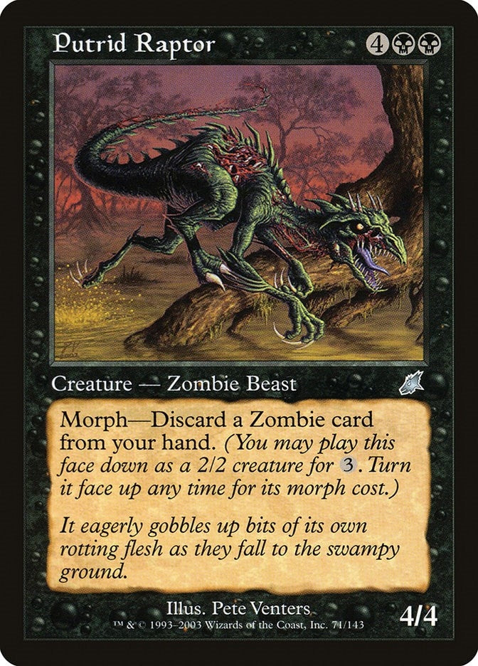 Image for Putrid Raptor (Scourge) (71) - Magic: The Gathering