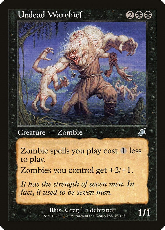 Image for Undead Warchief (Scourge) (78) - Magic: The Gathering