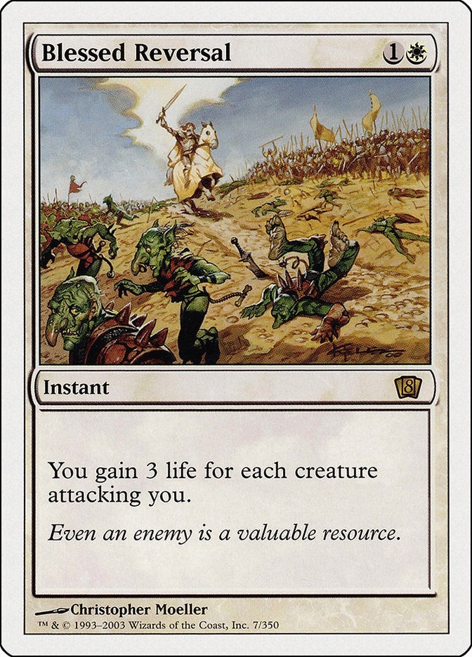 Image for Blessed Reversal (8th Edition) (7) - Magic: The Gathering