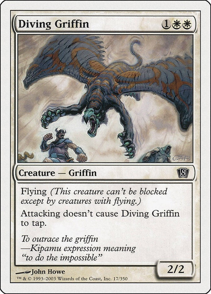 Image for Diving Griffin (8th Edition) (17) - Magic: The Gathering