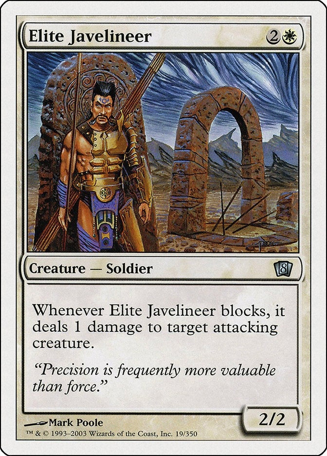 Image for Elite Javelineer (8th Edition) (19) - Magic: The Gathering