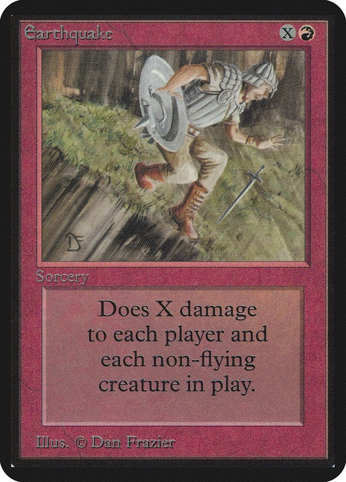 Image for Earthquake (Alpha Edition) - Magic: The Gathering
