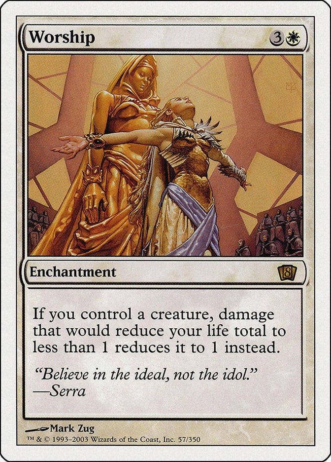 Image for Worship (8th Edition) (57) - Magic: The Gathering