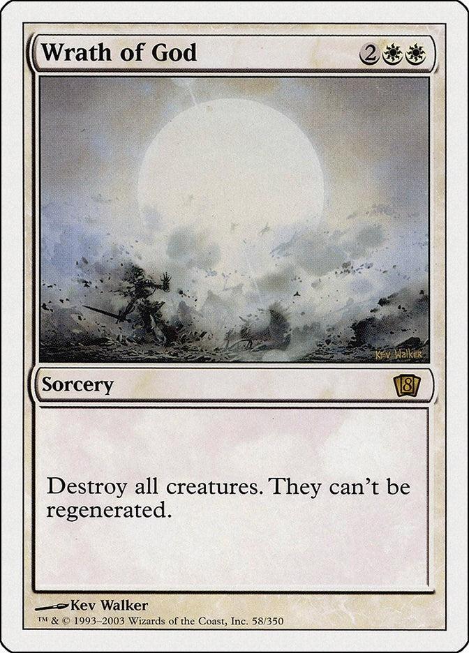 Image for Wrath of God (8th Edition) (58) - Magic: The Gathering